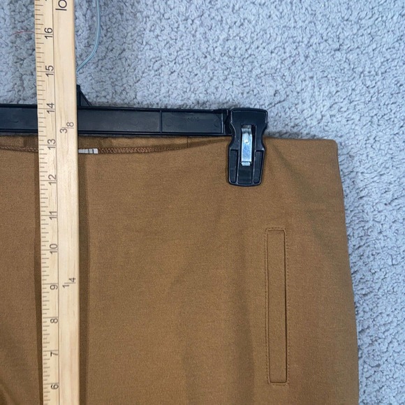Chico's Pants Womens 2.5 Brown Flat Front Slash Pockets Straight Casual Career - Picture 10 of 15